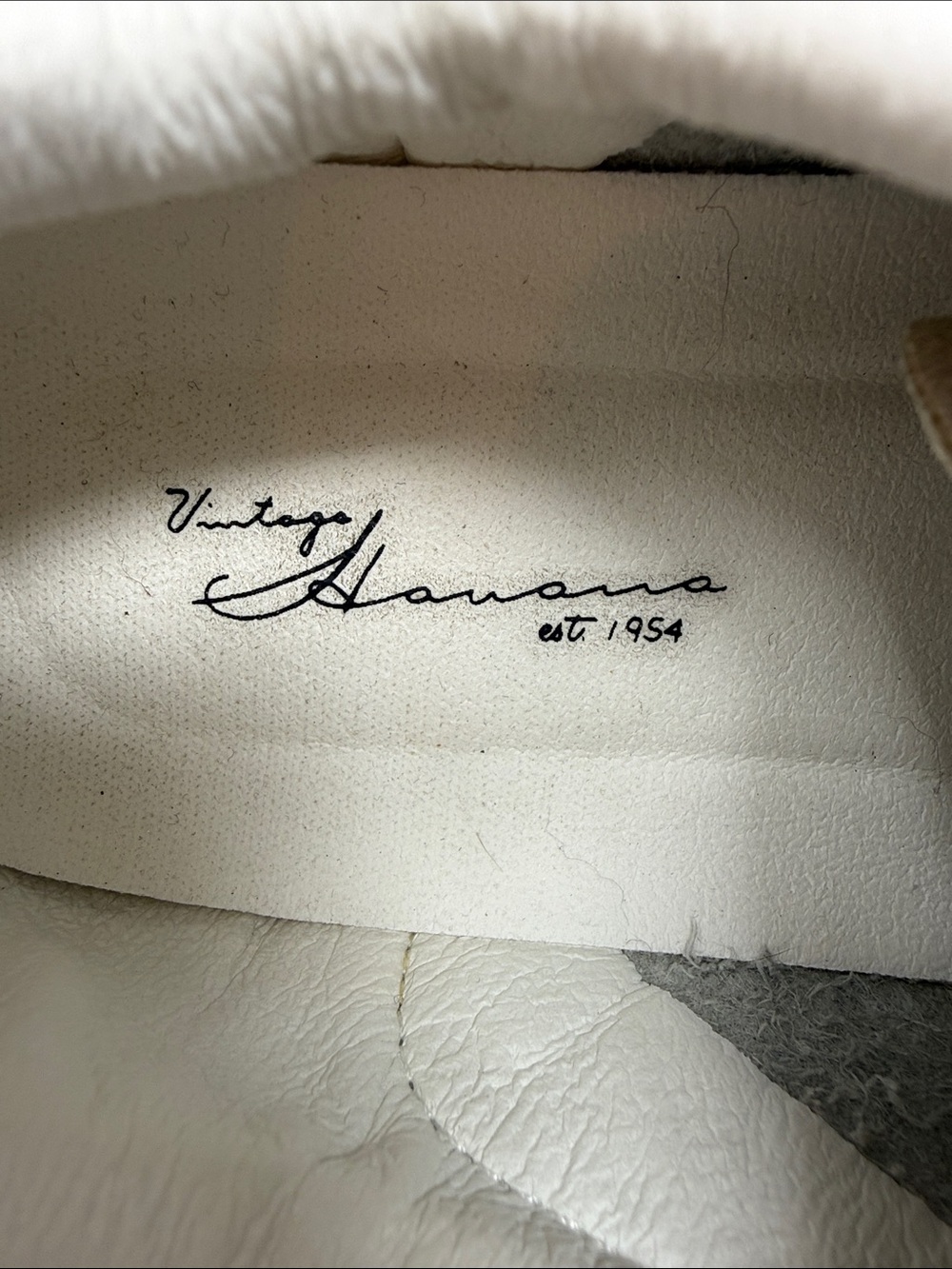 Vintage Havana Carla Calf Hair Leopard Star White Low Top Sneaker Taupe size 7.5 - Picture 12 of 12